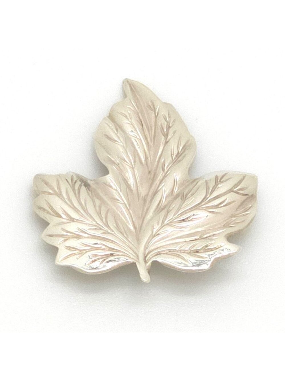Tiffany & Co Leaf Pin Brooch Pin Badge 3 Sterling Silver Vintage Antique